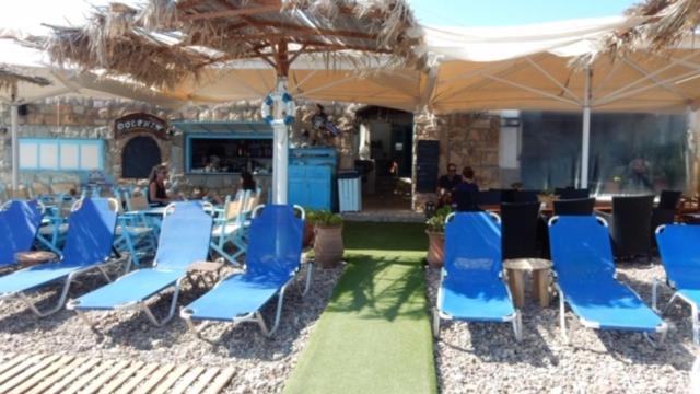 Lampi'S Dolphin Aparthotel Patmos Island ภายนอก รูปภาพ
